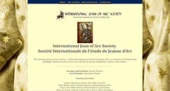 Desktop Screenshot of joanofarcsociety.org